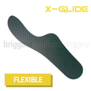 X-Glide Mortons Flat C/F Plate Flexible 26cm Ea  (fits: Us W10 / Us M9) Yellow Packaging