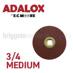 Moores Adalox Sanding Discs 3/4 Medium Pkt 200