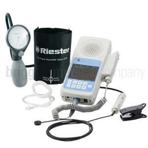 Hadeco Bidop 7 T.B.I. Kit containing a Bidop 7 Doppler, PG-30 PPG Probe and Riester Sphygmo with Adult & Digital Cuffs