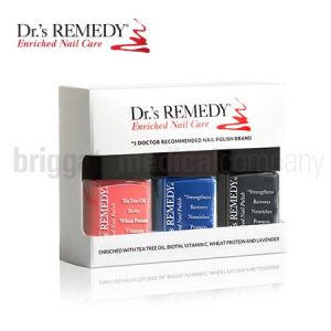 Dr.'s Remedy Trio Box Gift Set 4 (Consisting of: Giddy Grapefruit, Confident Cobalt, Grounded Gray)