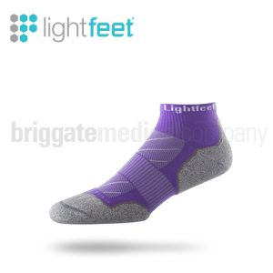 Lightfeet Evolution Socks Mini Crew Violet SMALL (W:6-9 M:5-8) Pair