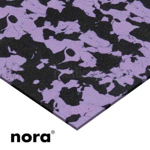 Lunasoft SL40 2mm Top Cover Black/Lilac 1280mm x 890mm Sheet
