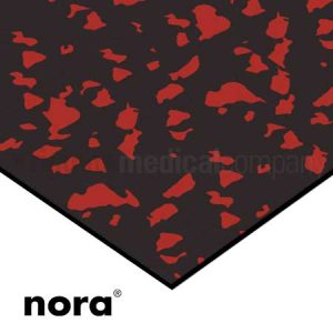 Lunasoft SL40 2mm Top Cover Black/Red 1280mm x 890mm Sheet