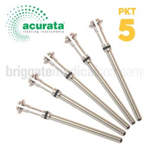 Acurata Collared Snap-On Single-Cut Mandrel Pkt 5 (Black Ring)