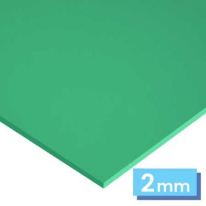 Multiform 2mm Sheet Green 1100mm x 1100mm