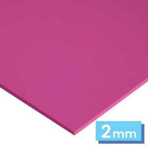 Multiform 2mm Sheet Pink 1100mm x 1100mm