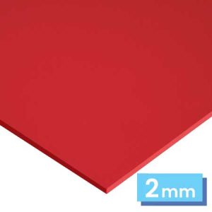 Multiform 2mm Sheet Red 1100mm x 1100mm
