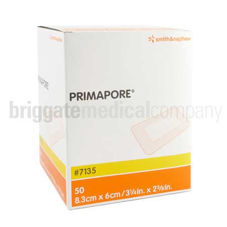 Primapore 7135 Island Dressings 8.3 x 6cm Box 50