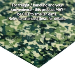 Top Cover - EVA 1.5mm Camouflage Splash 62cm x 94cm Sheet