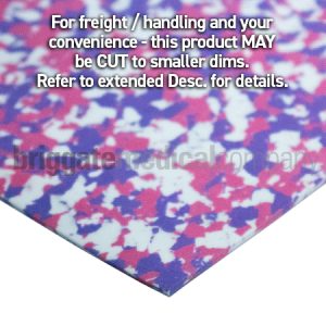 Top Cover - EVA 2.0mm Pink/White/Purple Splash 60cm x 94cm Sheet