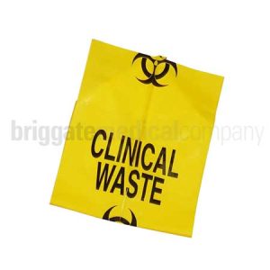 Clinical Waste Bags 51cm x 66cm/27L Pkt 200 (Yellow | Cross Infection Risk)