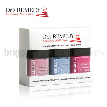 Dr.'s Remedy Trio Box Gift Set 6 (consisting of: Positive Pink, Perceptive Periwinkle, Playful Pink)