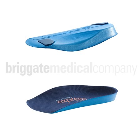 Express Orthotics EX632-5 Blue 3/4 Length - LARGE Pair Length:18.5cm