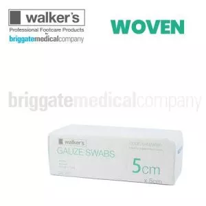 Walker's 8-Ply WOVEN Gauze Swabs 5cm x 5cm Pkt 200