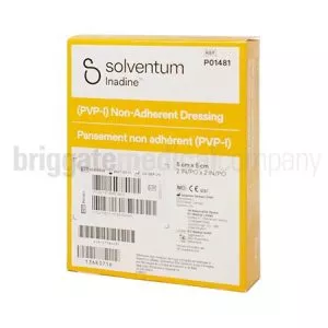 Inadine P01481 PVP-I Dressing 5cm x 5cm Box 25