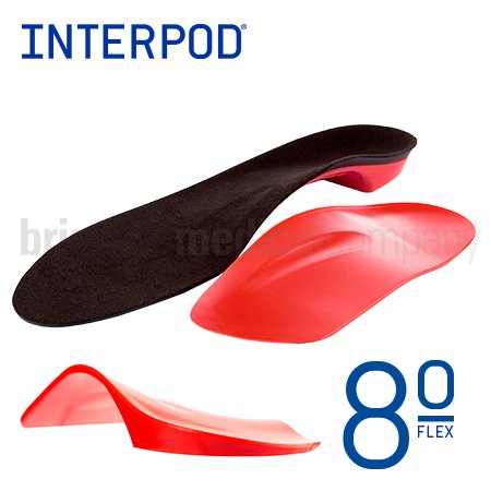 Interpod Flex '8' Degree High Stiffness    XX-LARGE   Pair US.Size:M12-13/W13-14