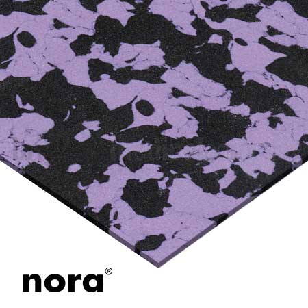 Lunasoft SL40 2mm Top Cover Black/Lilac 1280mm x 890mm Sheet