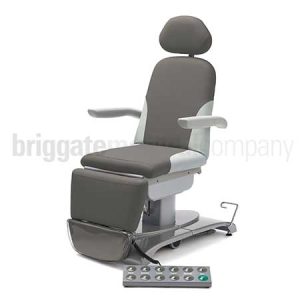 Callisto Gen2 Podiatry Chair in Slate Grey Upholstery with 175kg Lift Capacity