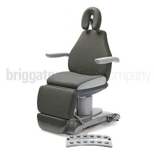 Callisto 240HD Podiatry Chair in Slate Grey Upholstery with 240kg Rated Lift Capacity