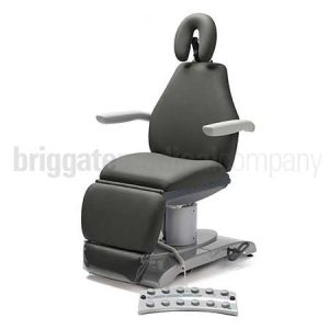 Callisto 240HD Podiatry Chair in SEAMLESS Slate Grey Upholstery with 240kg Rated Lift Capacity