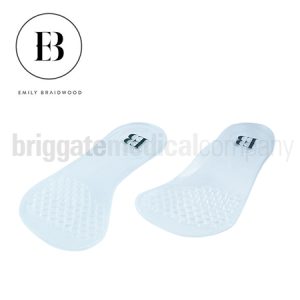 Emily Braidwood FLATS Transparent X-Small Pair (Fits U.S Size 4.5-6)