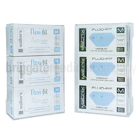 Acrylic Glove Dispenser - Fits 3 Boxes of 300