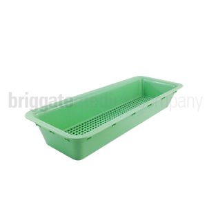 Autoplas Perforated Instrument Tray 270 x 100 x 40mm Green - Autoclavable