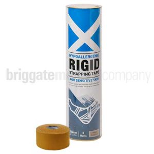 Maxiplast Hypoallergenic Latex-free Rigid Strapping Tape 38mm x 13.7M Drum 8