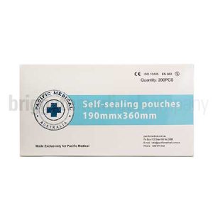 Pacific Medical Self-Seal Pouches 190mm x 360mm Box 200