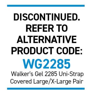 Silipos 10185 Universal Gelstrap Covered L/XL Pair