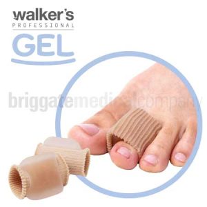 Walker's Gel 1006 Fabric Toe Spreader Medium Pkt 4