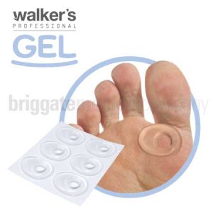 Walker's Gel 8124U All-Gel Corn Pads Sheet of 12 Pads (2 x Sheets of 6)