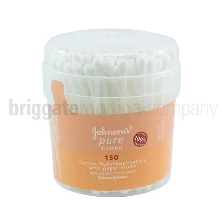 J&J Pure Cotton Buds Canister Pkt 150