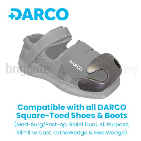 Darco Body Armour Toe Guard for WOMENS Square-Toed Boots/Shoes (to suit Women's Small/Medium/Large) - Image 2