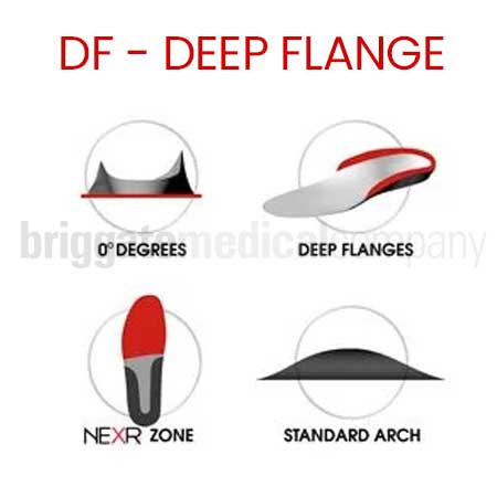 Dola NexRx Pro Paeds - Deep Flange DF-MK Pair (Fits US:11-13K | UK:10-12K | EU:28-31 (205mm) - Image 2