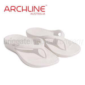 Archline Rebound Thongs White Pair (Euro 36 | US W5 | UK W3)