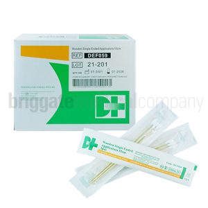 Cotton Tip Applicator 15cm STERILE Box 100 in Sterile Packs of 3's