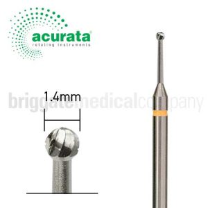 Acurata NEQ Ball Cutter Mini Burr (1.4mm) EACH
