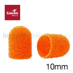 Lukas Sanding Caps Round 10mm Coarse Pkt 10