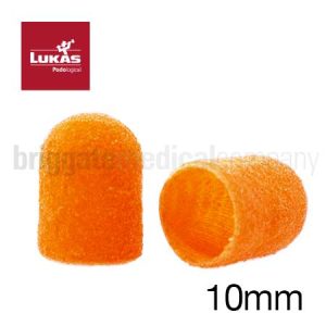 Lukas Sanding Caps Round 10mm Medium Pkt 10