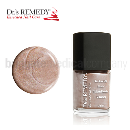 Dr.'s Remedy Nail Polish - Poised Pink Champagne Shimmer 15ml