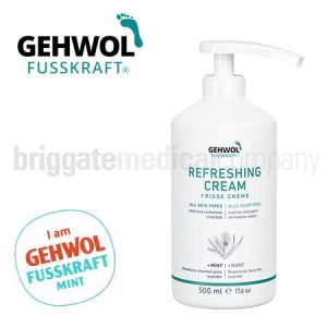 Gehwol Fusskraft Refreshing Cream 500ml Pump (formerly Fusskraft Mint)