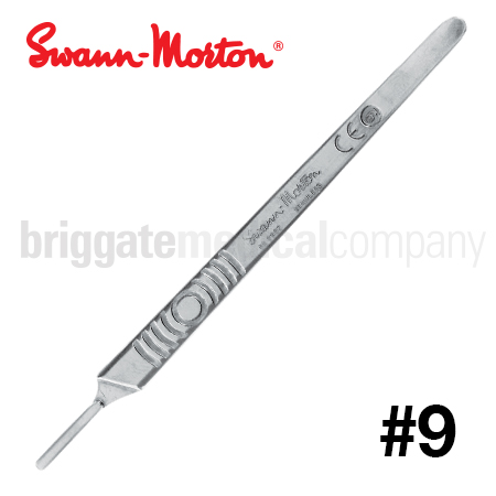 Swann Morton 0909 Scalpel Handle #9 S/S
