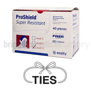 Proshield (Ties) Level 3 Masks Box 40