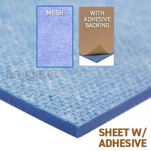PPT2 803 3.2mm Blue Mesh WITH ADHESIVE BACKING 30cm x 1M Sheet