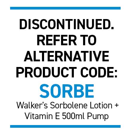 Walker's Sorbolene Lotion with Tea Tree Oil & Aloe Vera 500ml Pump