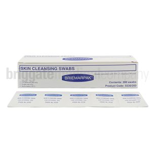 Non-Woven 70% Isopropyl Alcohol Swab Box 200