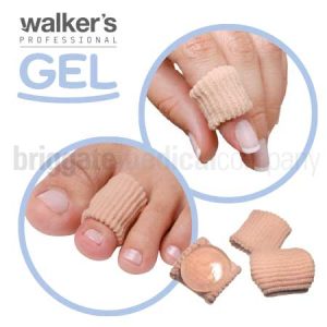 Walker's Gel 1012 Ribbed Digital Pads Large/X-Large Pkt 12