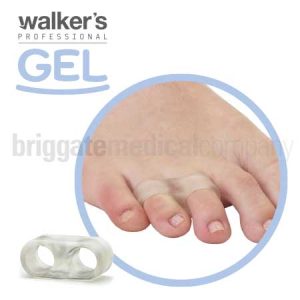 Walker's Gel 1040-02 Looped Toe Spacer Small/Medium Pkt 4