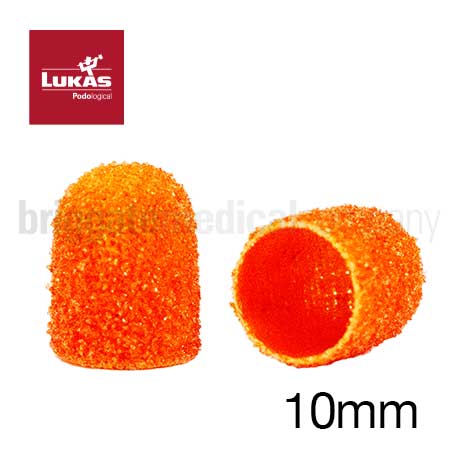 Lukas Sanding Caps Round 10mm Extra Coarse Pkt 10
